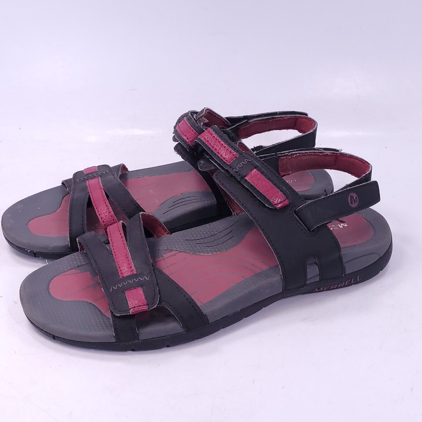 Merrell Merrell Lissum Ridge Sandal Womens Size 8 J343092C Black Red Size US 8 / IT 38 - 1 Thumbnail