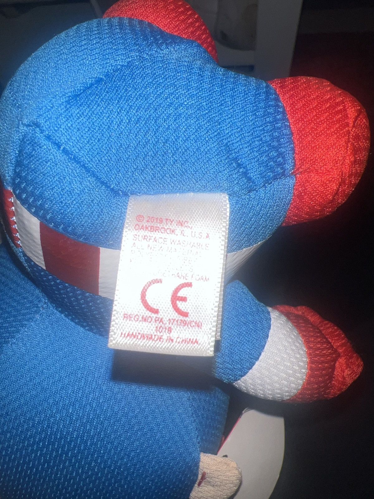Marvel Comics Marvel Ty Beanie Babies Captain America Size ONE SIZE - 12 Thumbnail