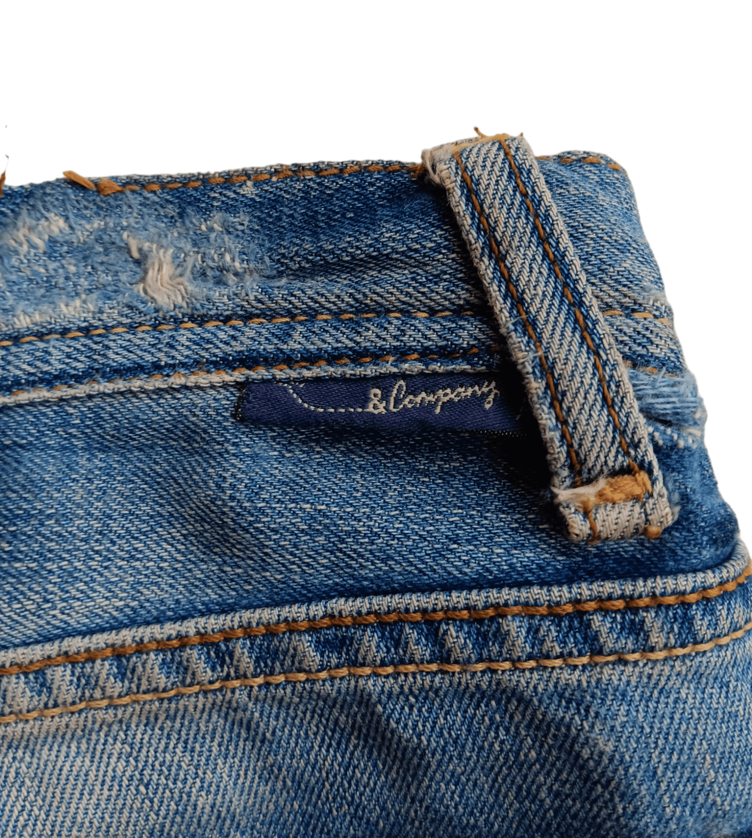 Japanese Brand J&COMPANY CROSS PATCH EMBROIDERY DENIM BOOTCUT Size US 33 - 5 Thumbnail