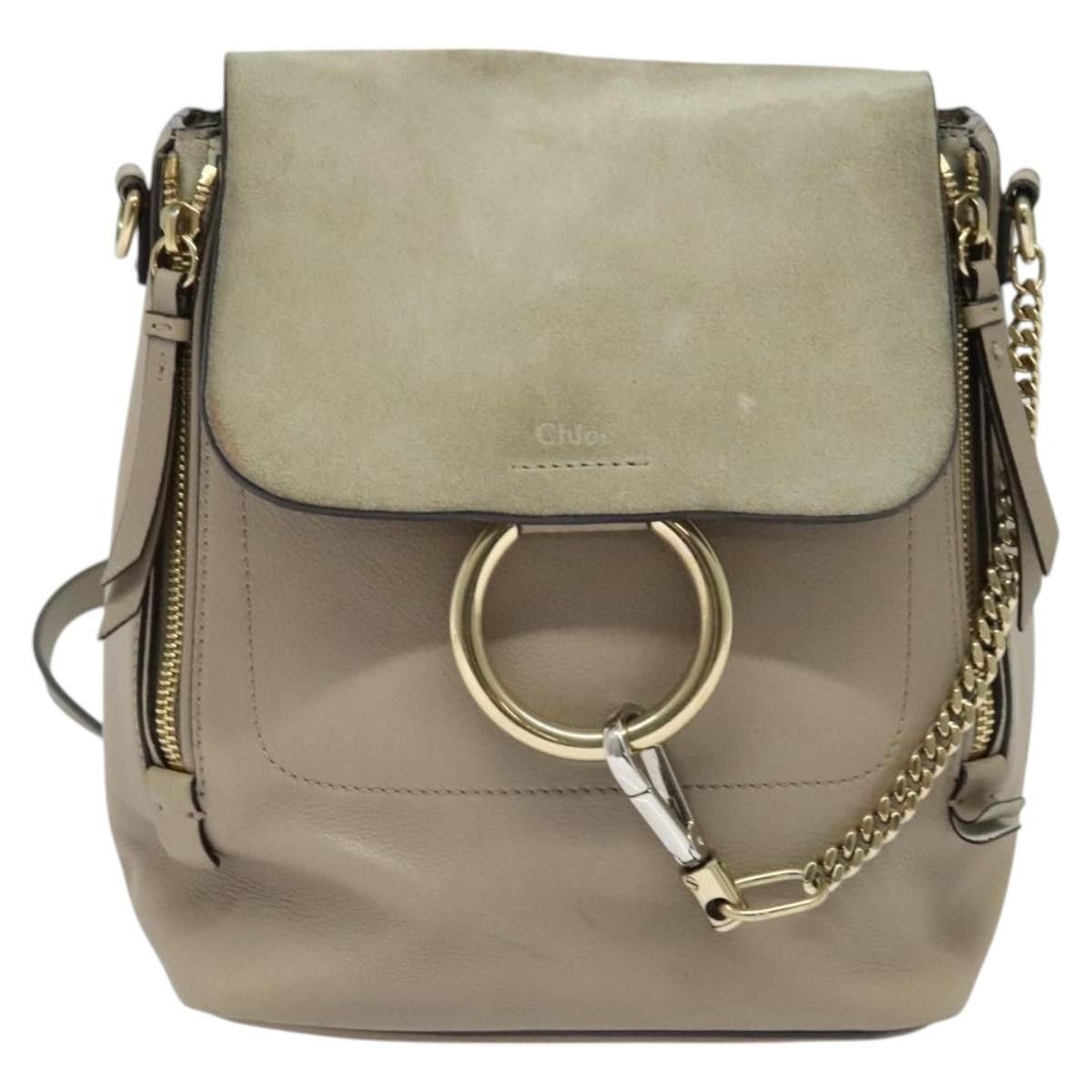Chloe Chloe Faye Shoulder Bag Leather and Suede Size ONE SIZE - 1 Thumbnail