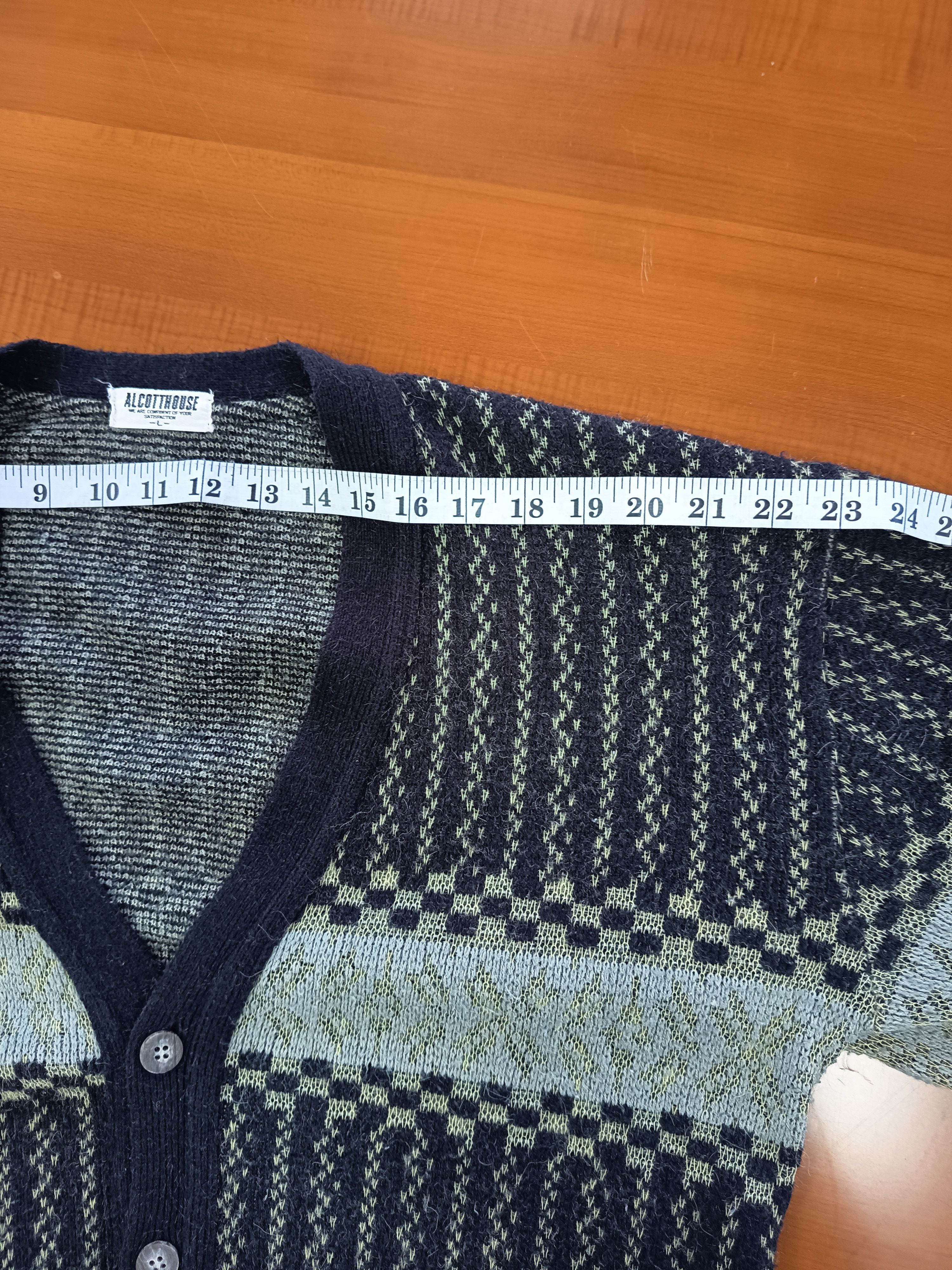 Vintage AlcottHouse Vintage Knit Cardigan – Patterned Retro Style Size US L / EU 52-54 / 3 - 22 Thumbnail