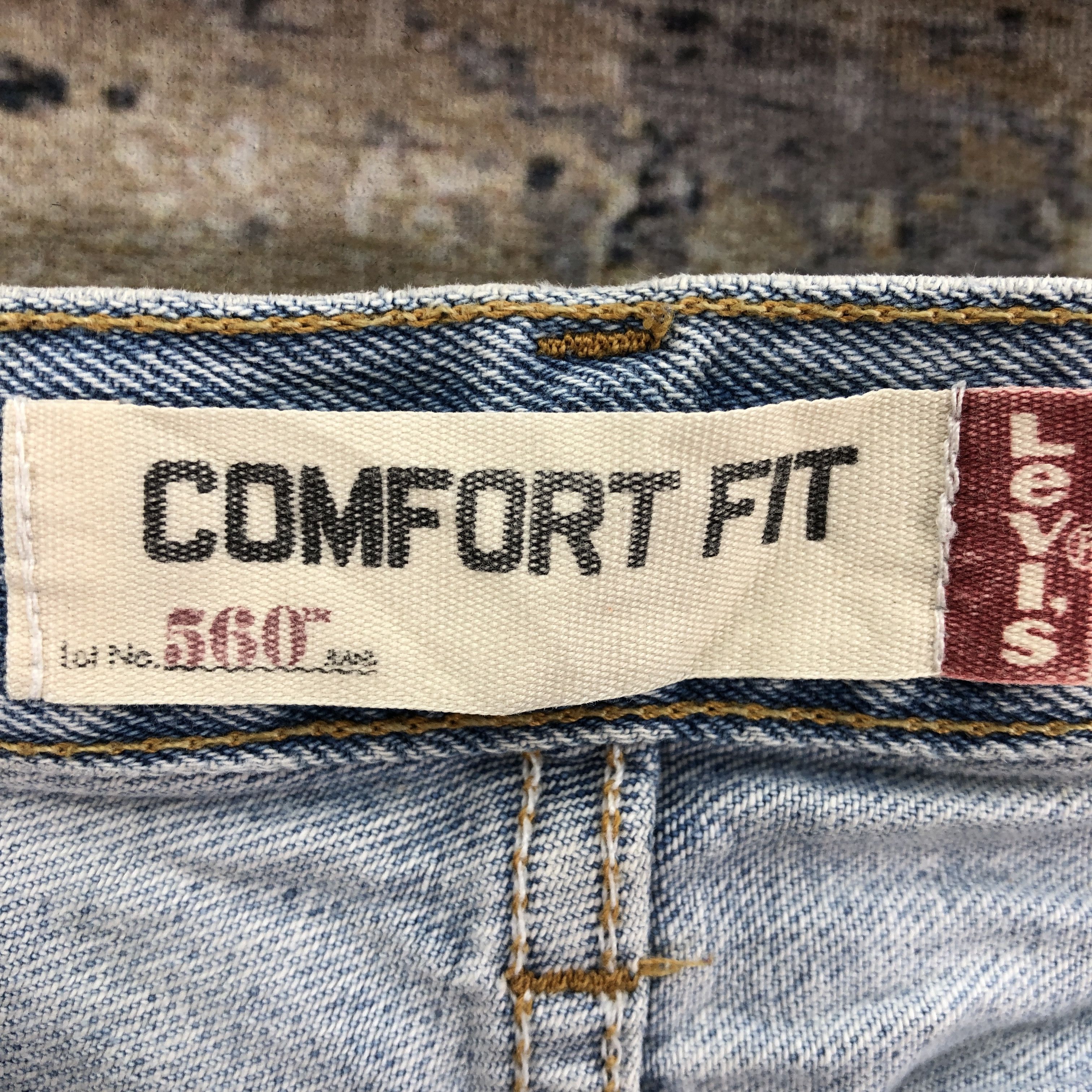 Levi's Vintage Y2k Levis 560 Light Wash Jeans Levi's Sunfaded Denim Size US 36 / EU 52 - 11 Thumbnail