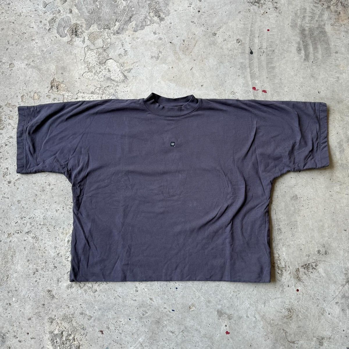 image of Yzy Ye Balenciaga Logo No Seam Shirt - Grey - Yeezy Gap, Men's (Size XS)