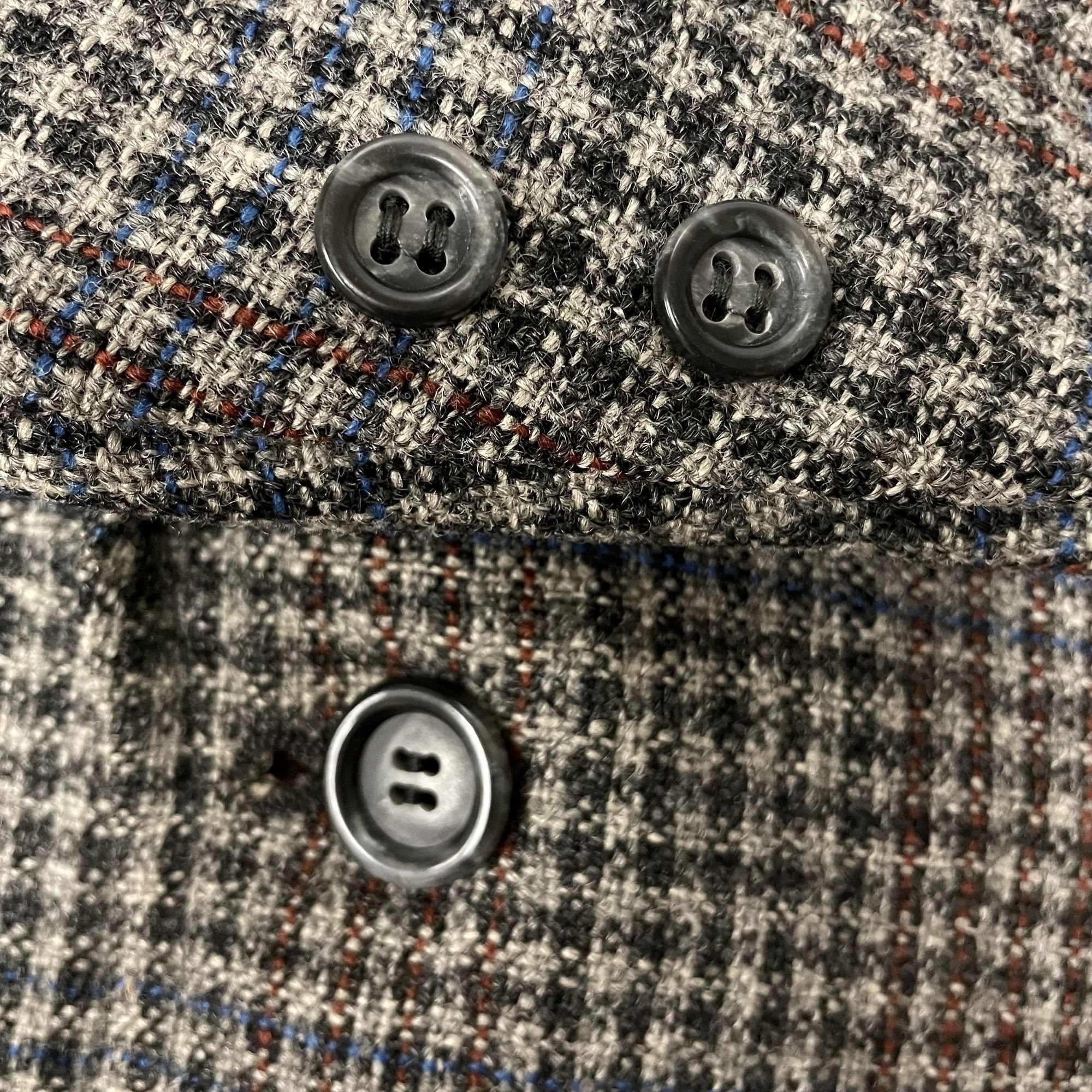 Other Vtg OVERCHECK Sport Coat WIDE LAPEL Disco MOD Jacket Size 38R - 6 Thumbnail