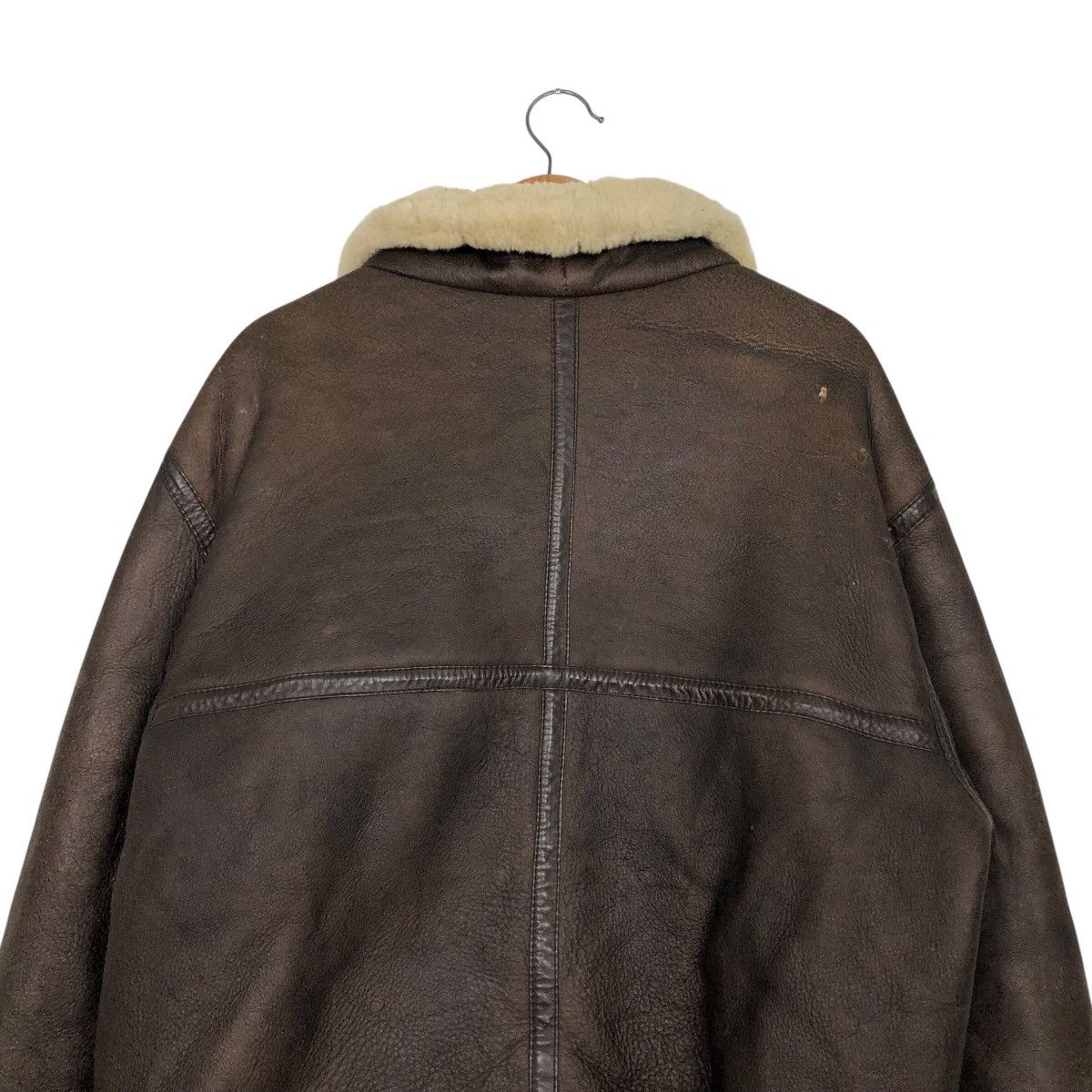 Vintage Vintage Genuine Leather Jacket Shearling Zufolo Issey Miyake Size US L / EU 52-54 / 3 - 10 Thumbnail