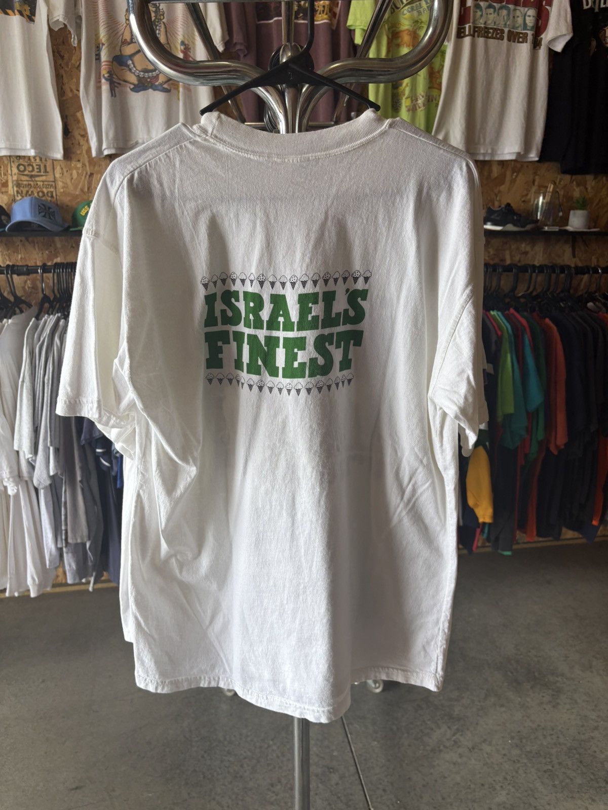 Vintage 1990’s Ben and Jerry’s Israel Finest T-Shirt Size US XL / EU 56 / 4 - 3 Thumbnail