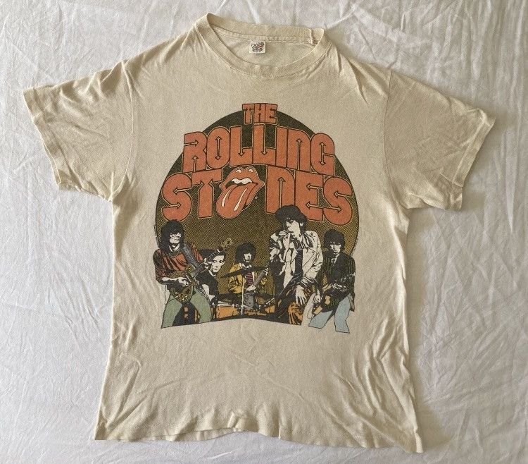 The Rolling Stones RARE VINTAGE THE ROLLING STONES 80s TSHIRT MADE USA Size US M / EU 48-50 / 2 - 1 Thumbnail