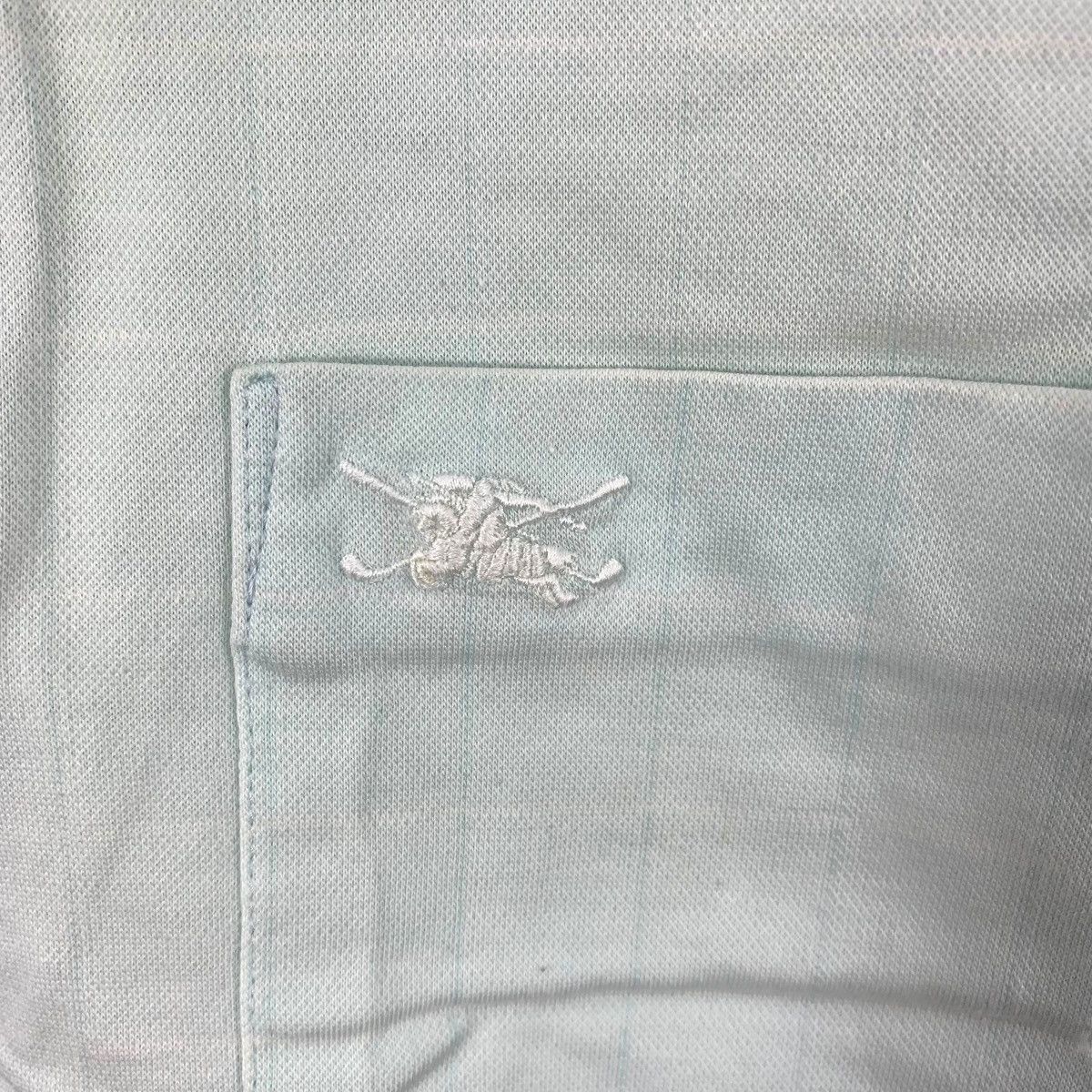 トップス Burberry 90s polo tee Vintage 90s Thomas Burberry Collar Polos Tee Embroidery Logo