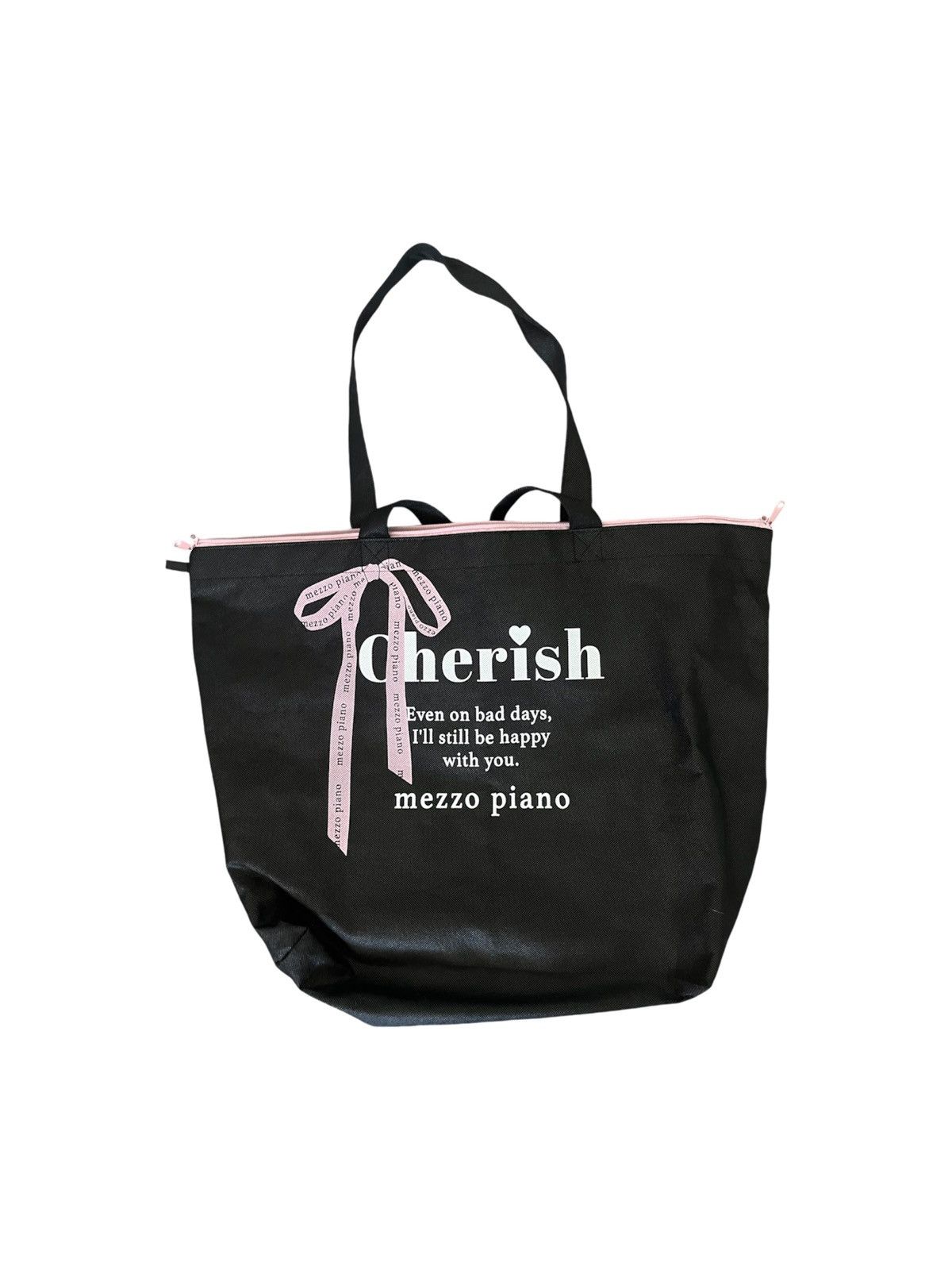 Japanese Brand Mezzo Piano Coquette Bow Overnight Bag Size ONE SIZE - 1 Thumbnail