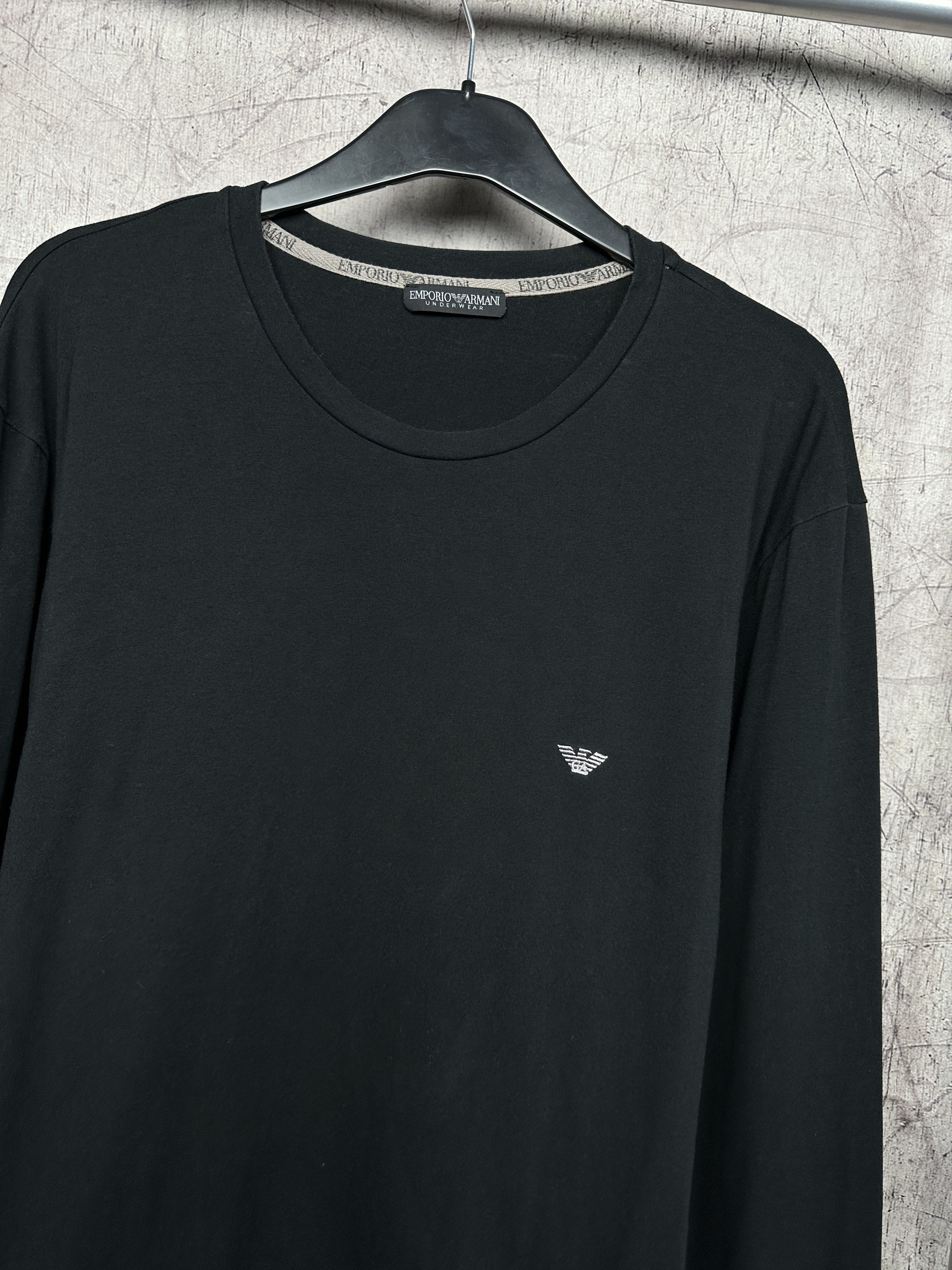 Emporio Armani Emporio Armani Mens Crew Neck Long Sleeve T-Shirt Size US L / EU 52-54 / 3 - 2 Thumbnail