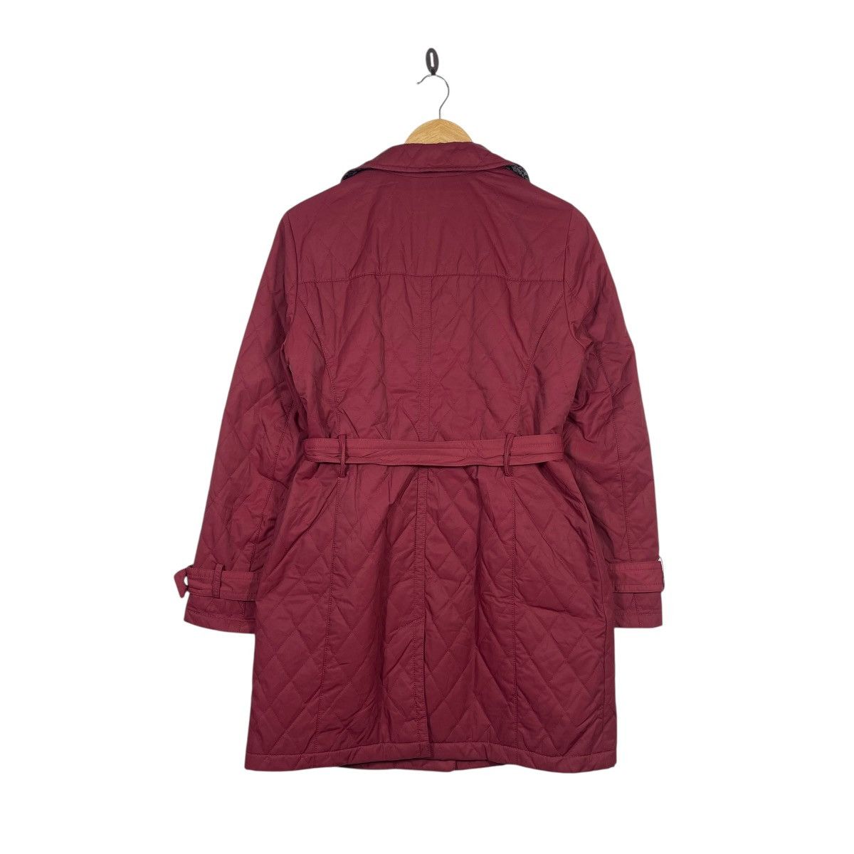 Coach Coach Quilted Jacket Red Belted Coat Women Signature Lining Size S / US 4 / IT 40 - 4 Thumbnail