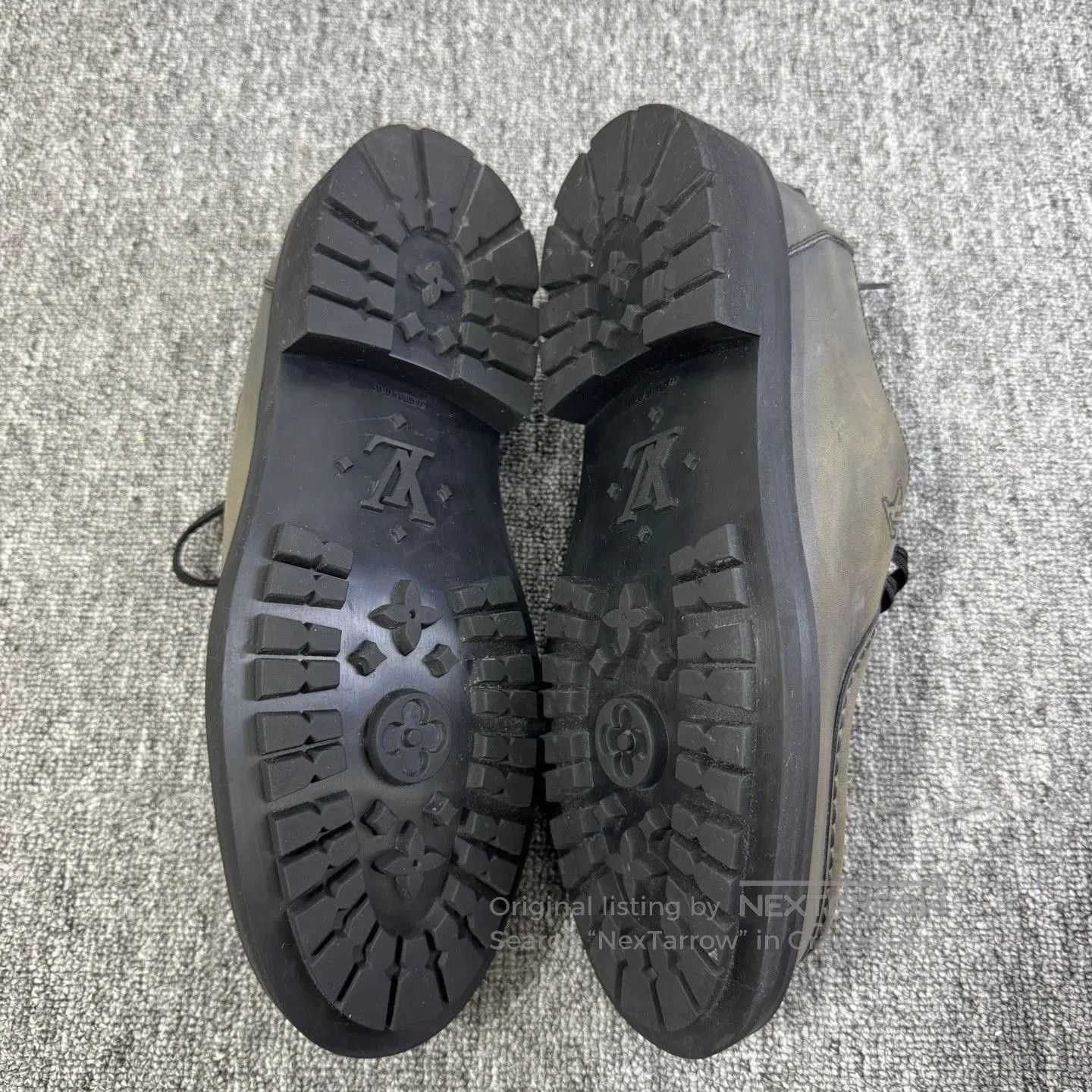 Louis Vuitton Green Leather Lace-Up Shoes Size 6.5. Size US 6.5 / EU 39-40 - 4 Thumbnail