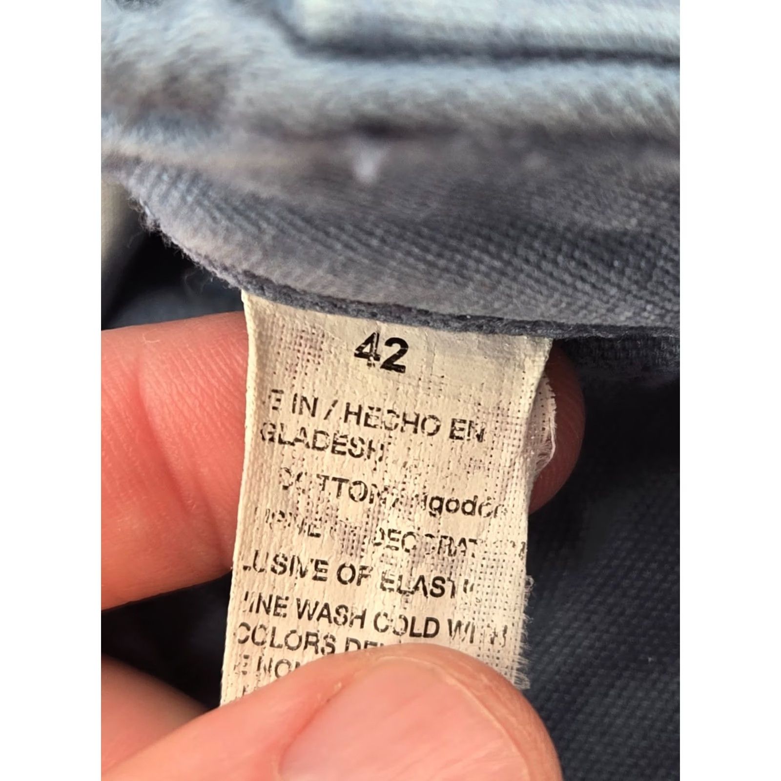 Savane Savane Men Cargo Shorts 42 Blue Elastic Waist Pocket Canvas 100% Cotton Cargo Size US 42 / EU 58 - 7 Thumbnail