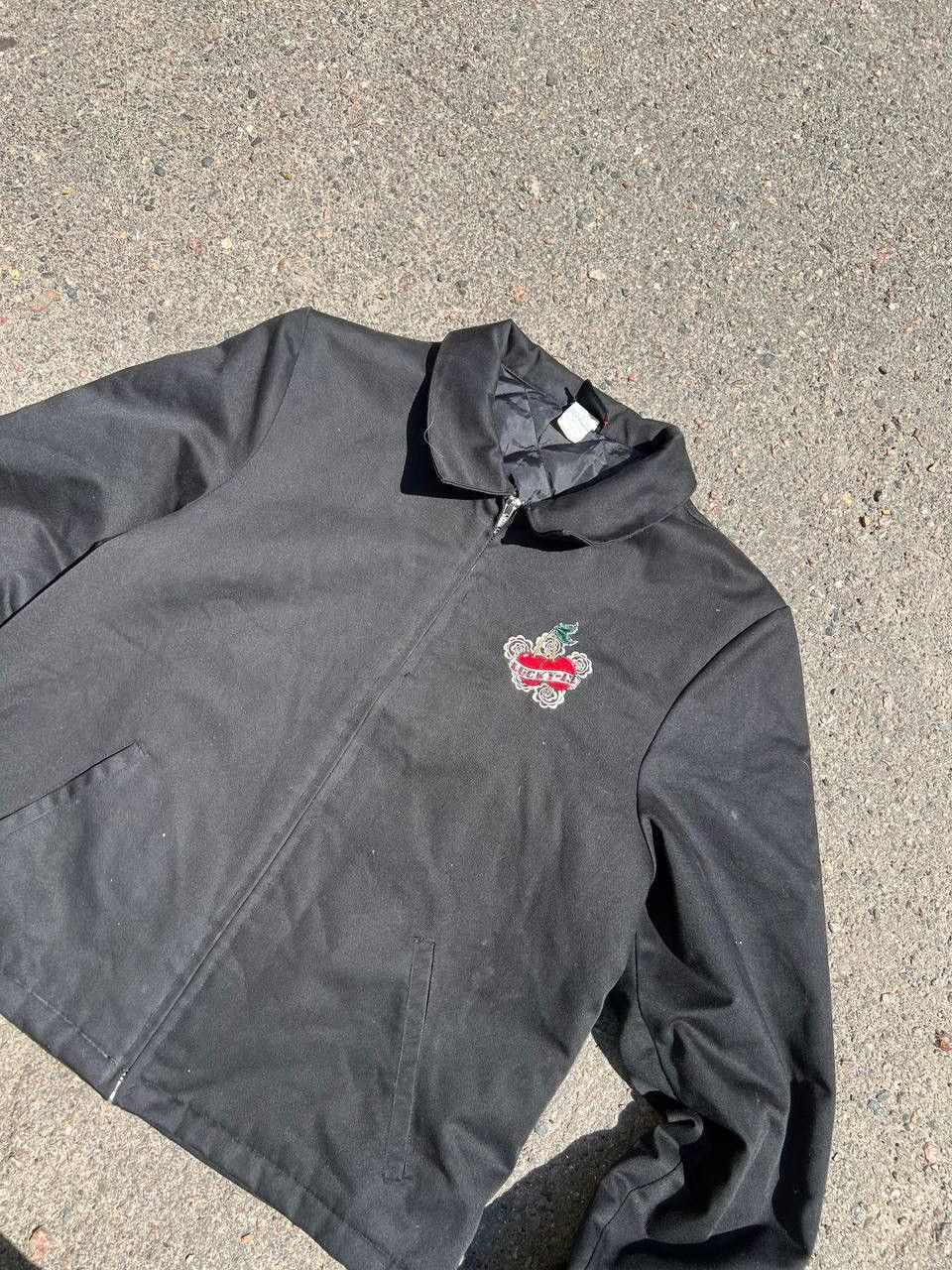 Japanese Brand × Vintage Vintage Y2K Lucky 13 Skater Rap Embroidered Bomber Size US L / EU 52-54 / 3 - 7 Thumbnail
