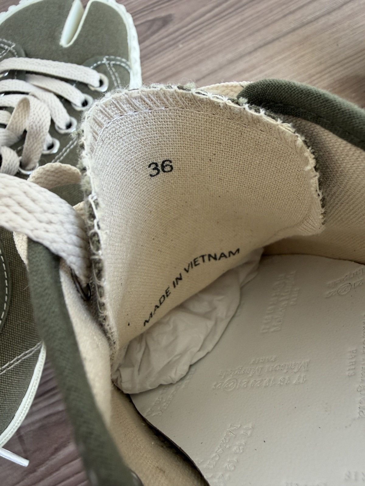 Maison Margiela Tabi Canvas sneaker Size US 6 / IT 36 - 8 Thumbnail