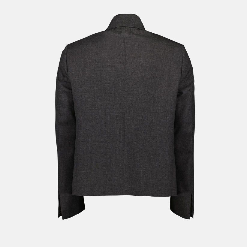Givenchy o1w1db10525 Zipped Short Structured Jacket in Grey Size US S / EU 44-46 / 1 - 2 Thumbnail