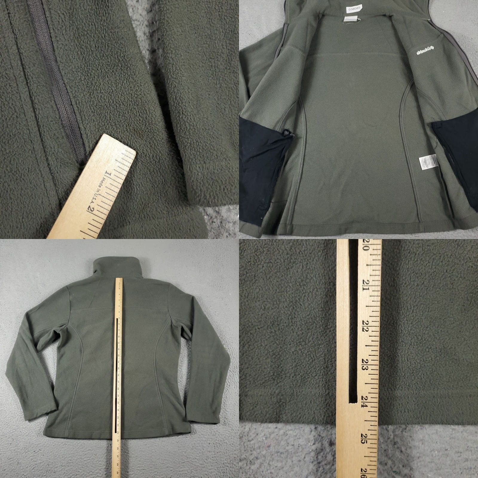 Vintage Columbia Jacket Womens L Black Fleece Full Zip Up Shirt/Sweater? Size L / US 10 / IT 46 - 8 Thumbnail