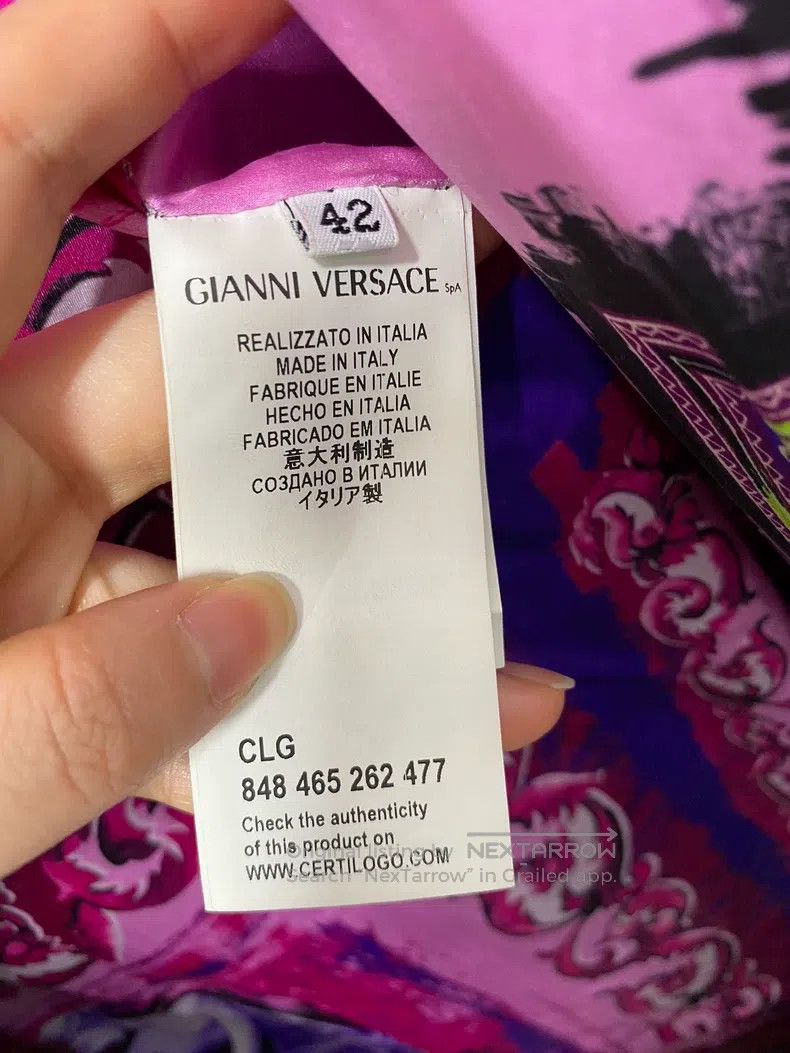 Versace Versace Rabbit fur coat burgundy Size S / US 4 / IT 40 - 8 Thumbnail