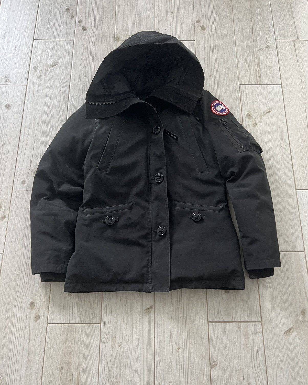 Canada Goose Jacket Puffer Vintage Small Black
