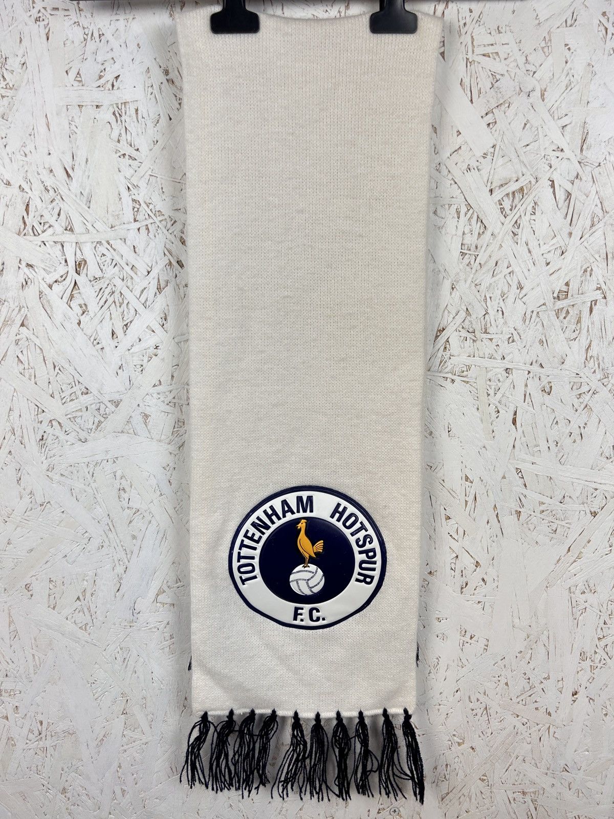 Vintage 90s Vintage Tottenham FC Spurs Rubber Badge Fanwear Scarf Size ONE SIZE - 1 Thumbnail