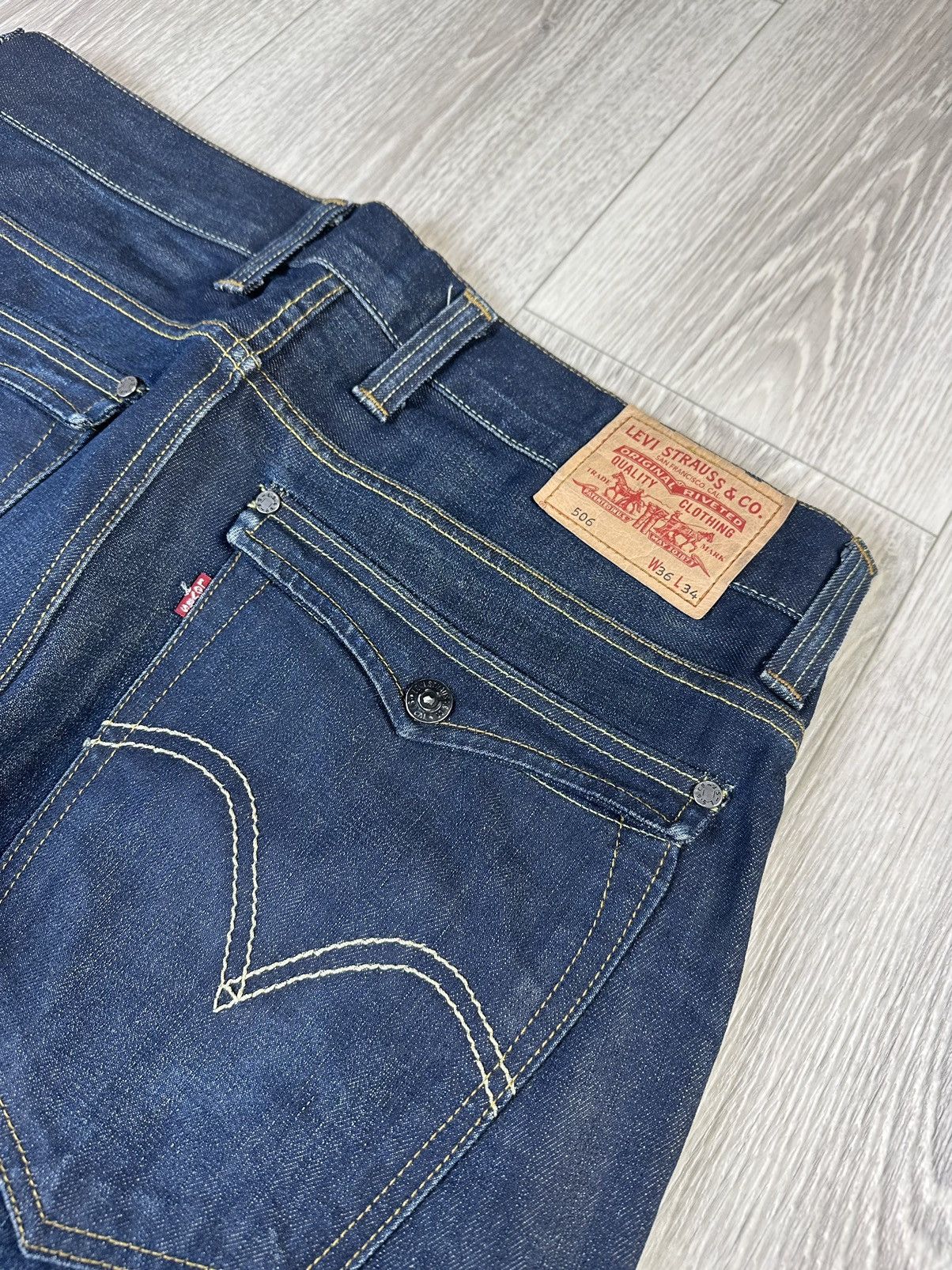 Levi's × Levi's Vintage Clothing × Vintage Levi’s 506 vintage denim jeans Size US 36 / EU 52 - 2 Thumbnail