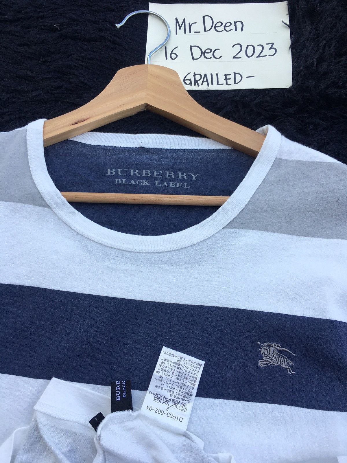 Burberry Rare Vintage Burberry Stripes Tshirt Size US M / EU 48-50 / 2 - 8 Thumbnail
