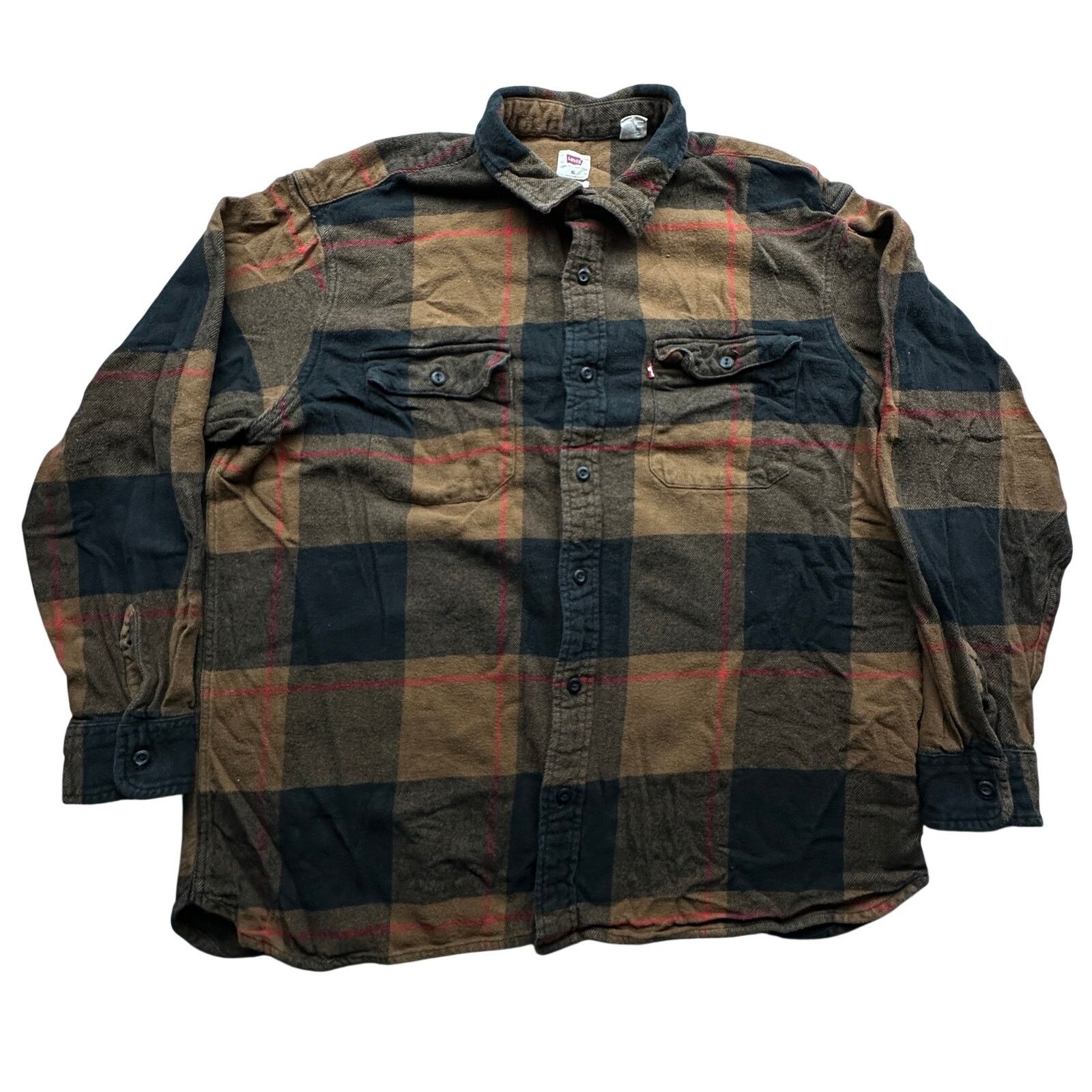 Levi's Levis Classic Worker Overshirt Godlisch Flannel Men XL Size US XL / EU 56 / 4 - 1 Thumbnail