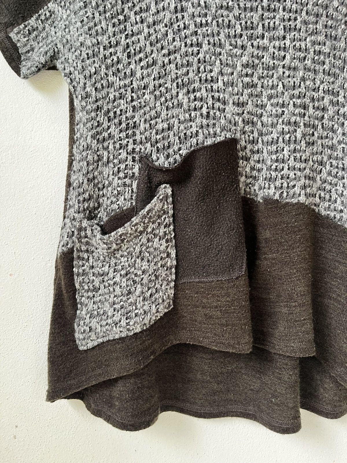 Japanese Brand KOIBITO MISAKI Avant Garde color block Tunic Top Size S / US 4 / IT 40 - 6 Thumbnail