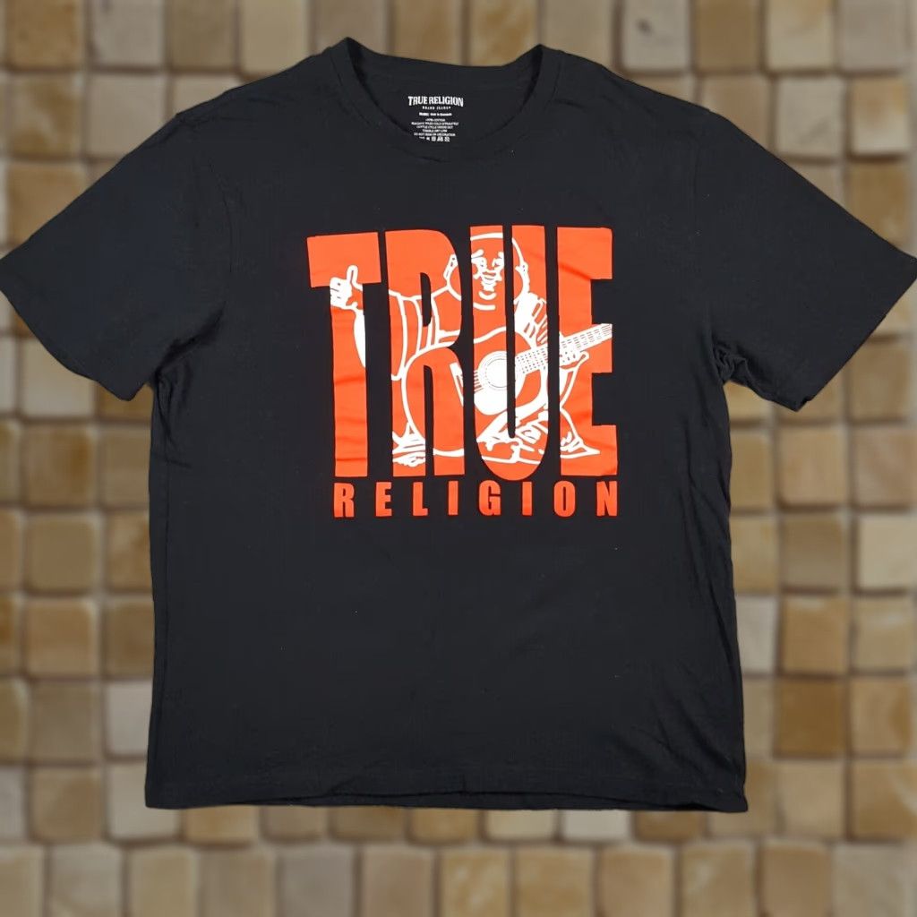 True Religion VINTAGE True Religion T-Shirt Shirt Mens 2XL Black Buddha Logo Embroidered 90s Streetwear Short Sleeve Size US XXL / EU 58 / 5 - 1 Thumbnail