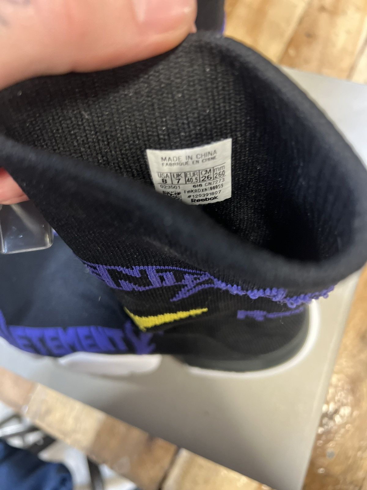 Reebok × Vetements Vetements x Reebok sock boots Size US 8 / EU 41 - 4 Thumbnail