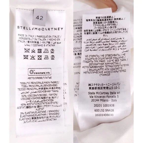 Stella McCartney Stella McCartney Lara Stretch-Cady Gown Size 42 US 6 S White Size M / US 6-8 / IT 42-44 - 16 Thumbnail
