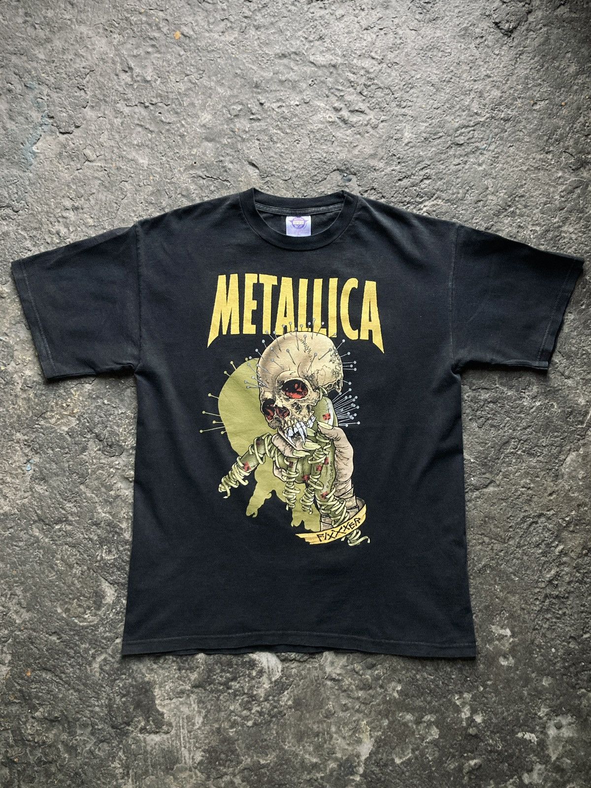 Band Tees × Metallica × Vintage Vintage 90s Metallica Pushead 