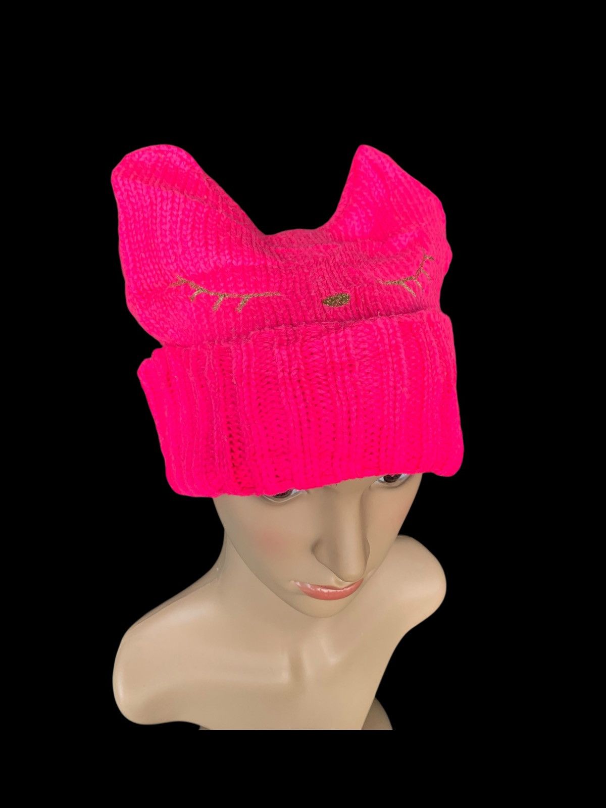 Japanese Brand × Kapital × Vintage Devil Horn Knitt Beanie Hat Size ONE SIZE - 2 Thumbnail