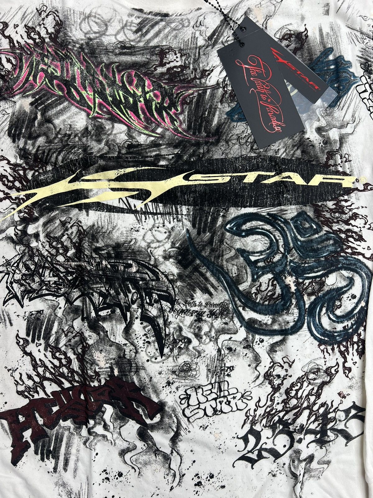 HELLSTAR Hellstar Graffiti Longsleeve Size US M / EU 48-50 / 2 - 2 Thumbnail