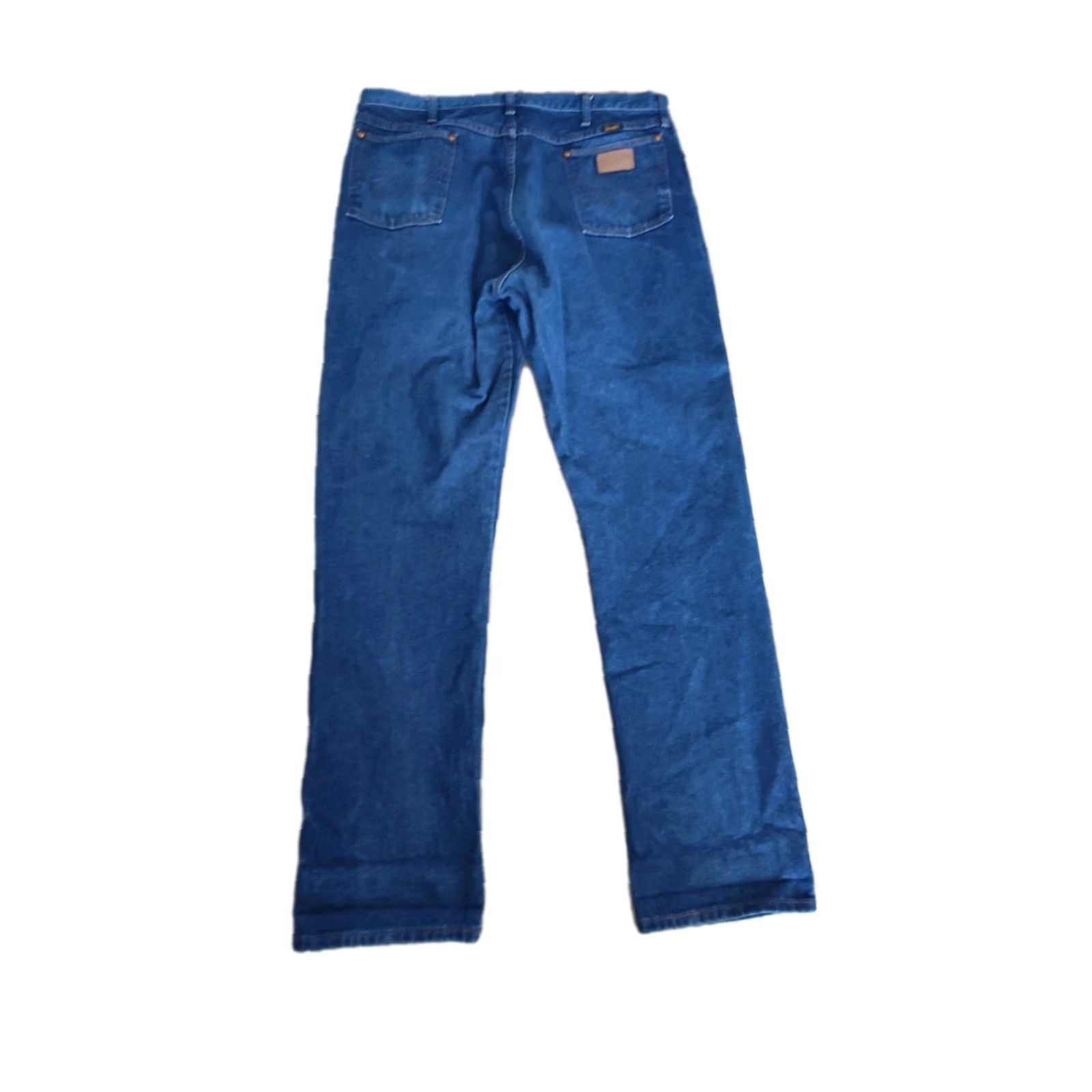 Wrangler VINTAGE Wrangler Jeans Cowboy Cut 40X36 Men's Straight Fit Blue Denim 13MWZPW Made in USA Size US 40 / EU 56 - 2 Thumbnail