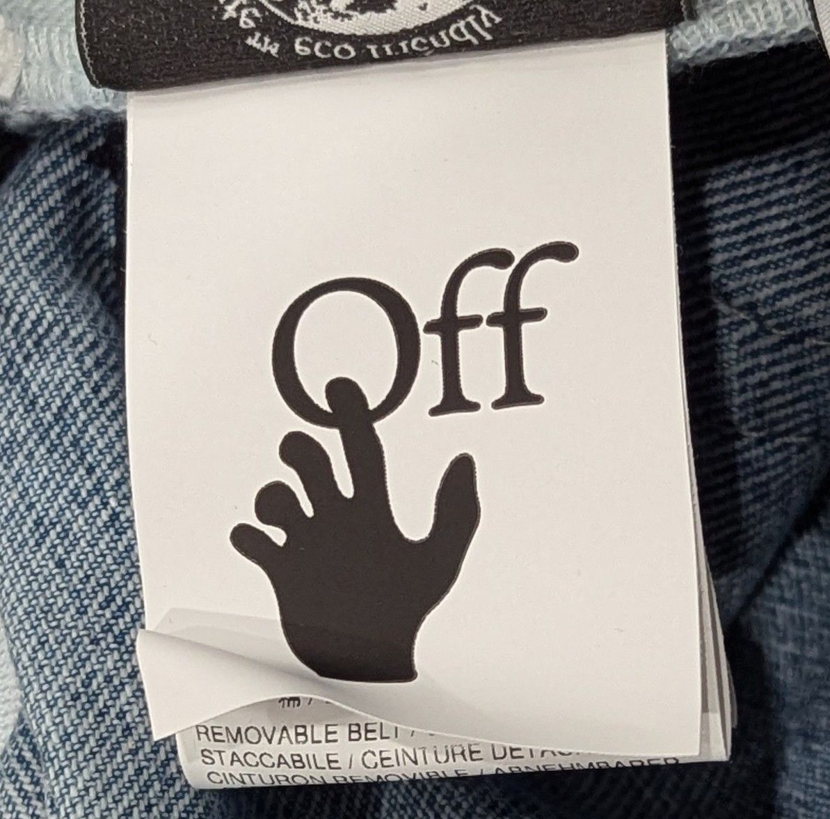 Off-White OFF-WHITE Industrial Slim Belted Denim Shorts Blue 34 Size US 34 / EU 50 - 10 Thumbnail