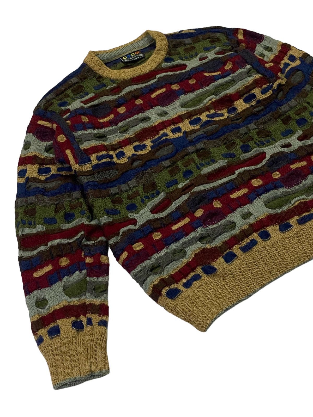 Coogi Vintage Googi 3D Knit Crewneck Sweater Size US S / EU 44-46 / 1 - 17 Thumbnail