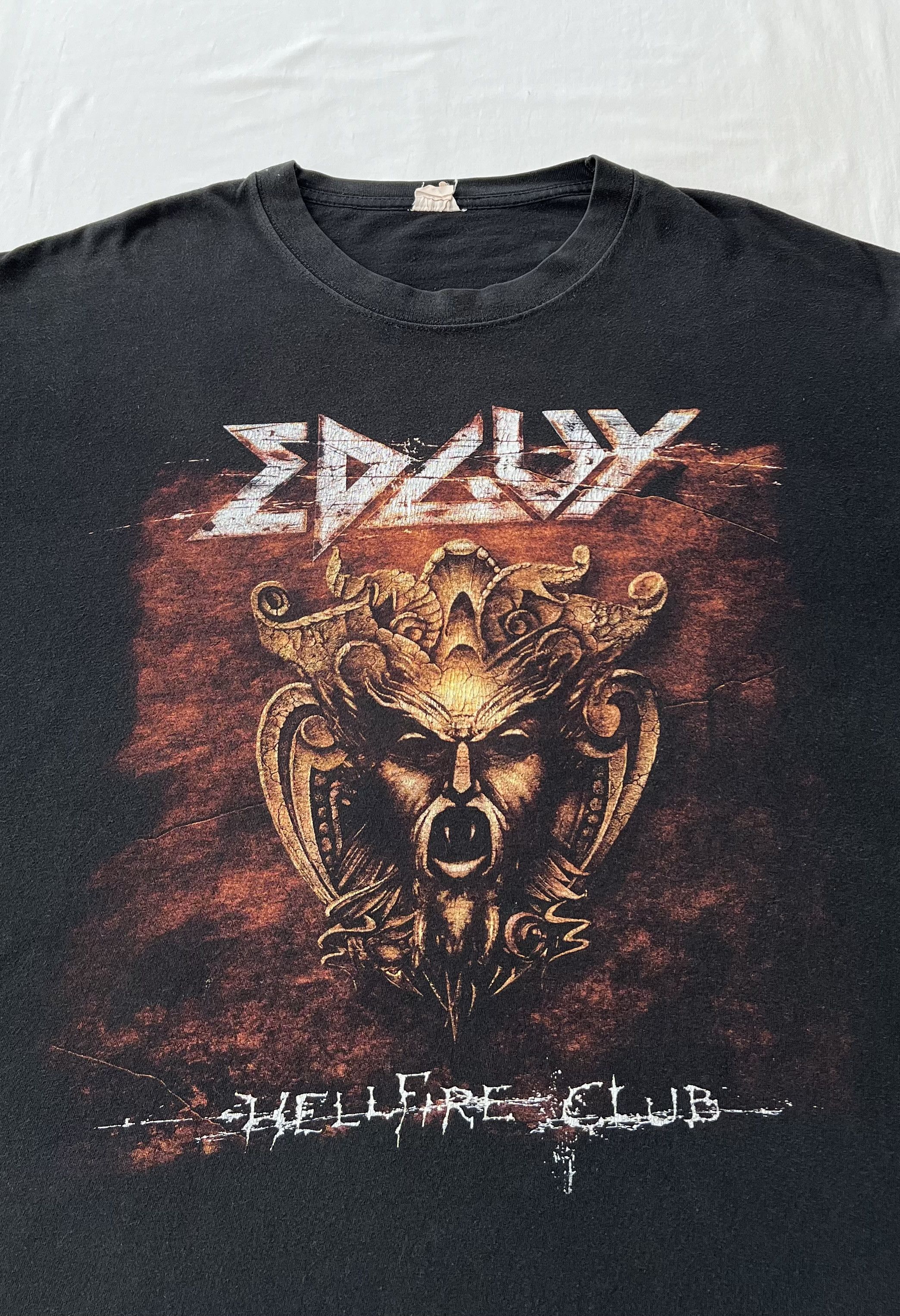 Band Tees Vintage 2004 Edguy Hellfire Club Black Long Sleeve T-shirt Size US XL / EU 56 / 4 - 3 Thumbnail