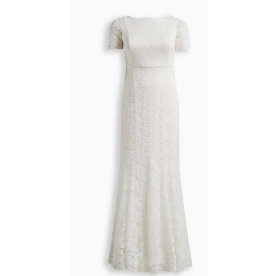 Other Plus Sz 18 Everafter for TORRID Ivory Lace Wedding Gown NWT Size XXL / US 16-18 / IT 52-54 - 2 Thumbnail