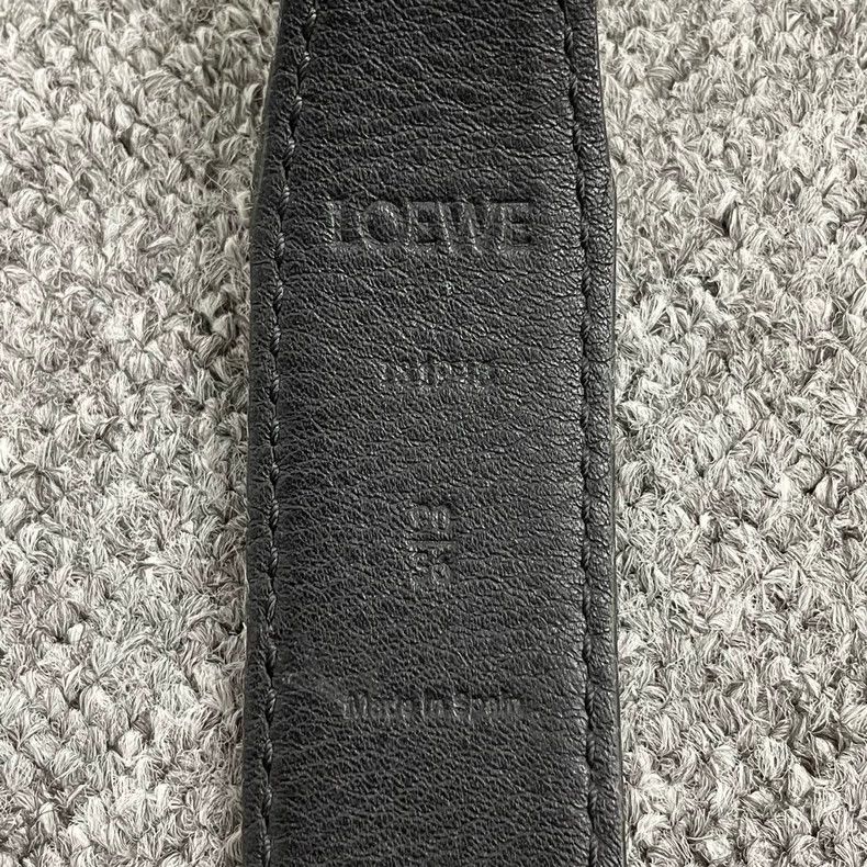 Loewe Loewe size90 Brown large Logo Men's belt Size ONE SIZE - 2 Thumbnail