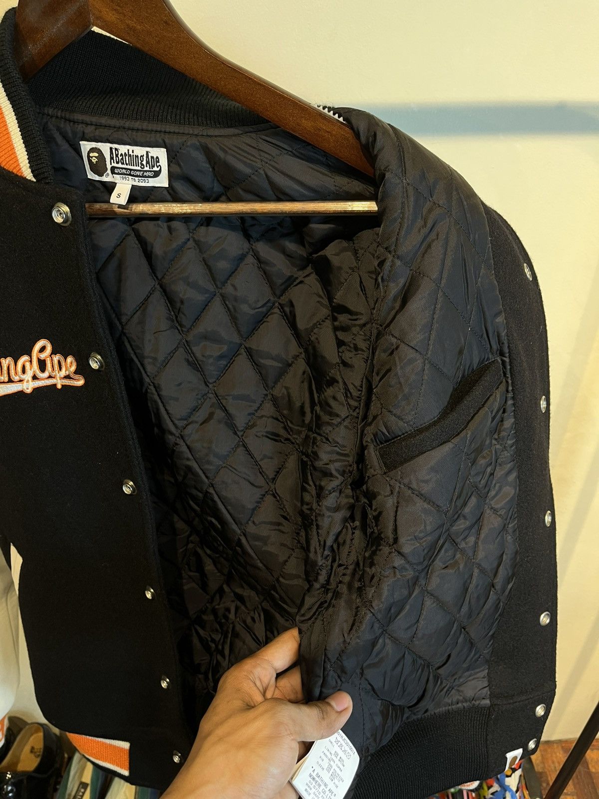Bape Bape varsity Jacket Size US S / EU 44-46 / 1 - 9 Thumbnail