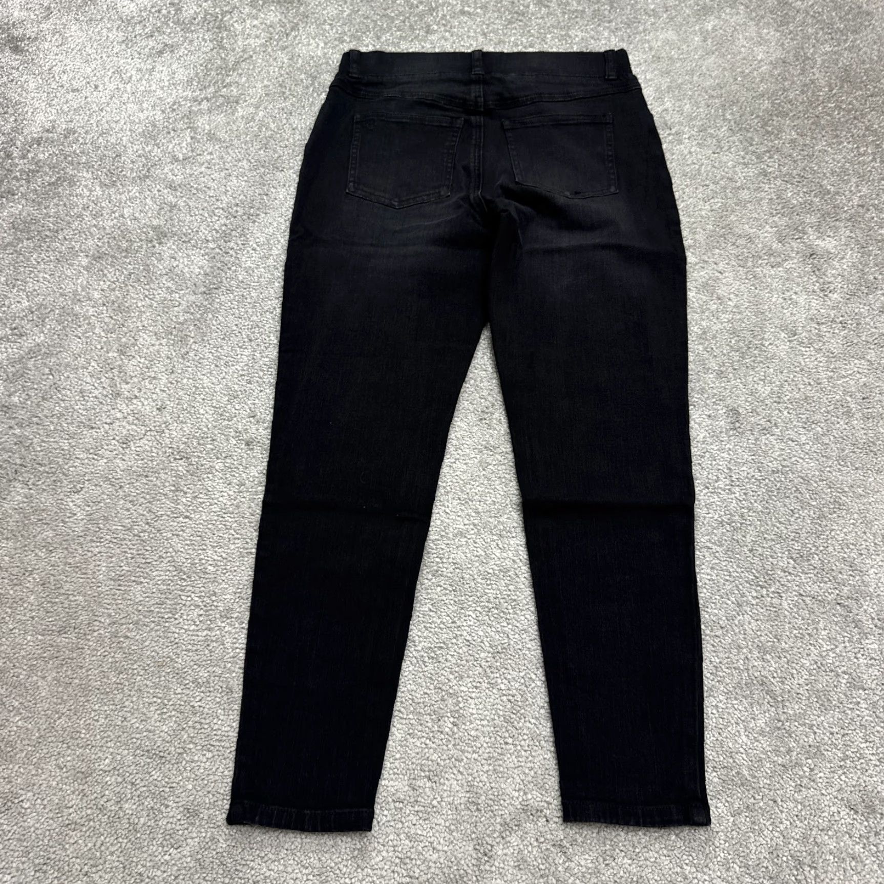 Denime VINTAGE Betabrand Women's Skinny Leg Jeans Pants XS Short Petite Black Casual 90s Retro Size 26" / US 2 / IT 38 - 2 Thumbnail