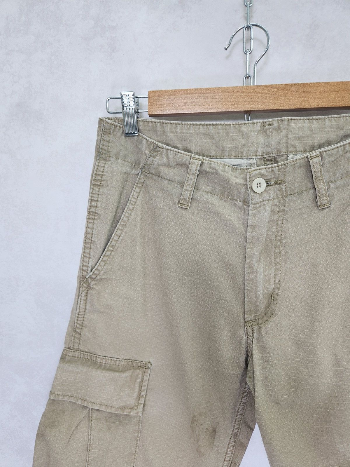 Carhartt × Carhartt Wip × Vintage Vintage 90s Carhartt slim Cargo Pants 28x32 Size US 28 / EU 44 - 7 Thumbnail