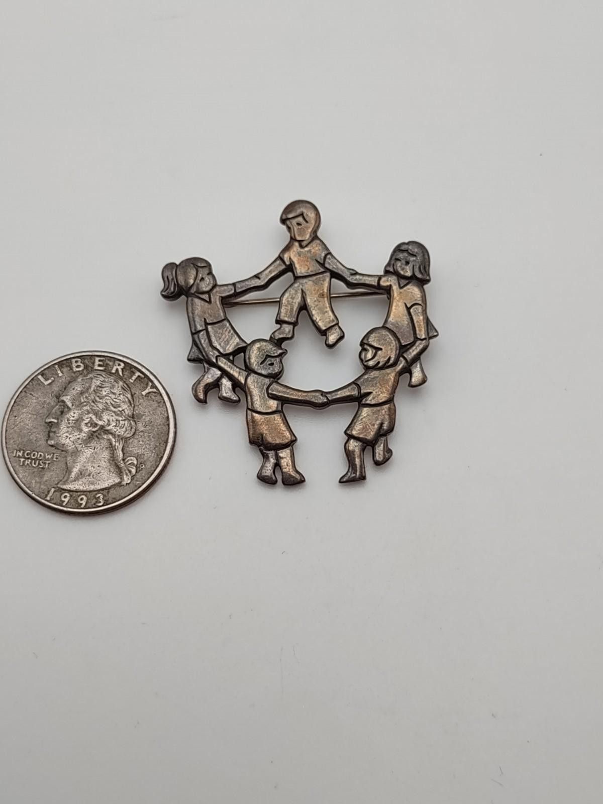 Other James Avery Sterling Children Circle Brooch Pin 925 Size ONE SIZE - 3 Thumbnail