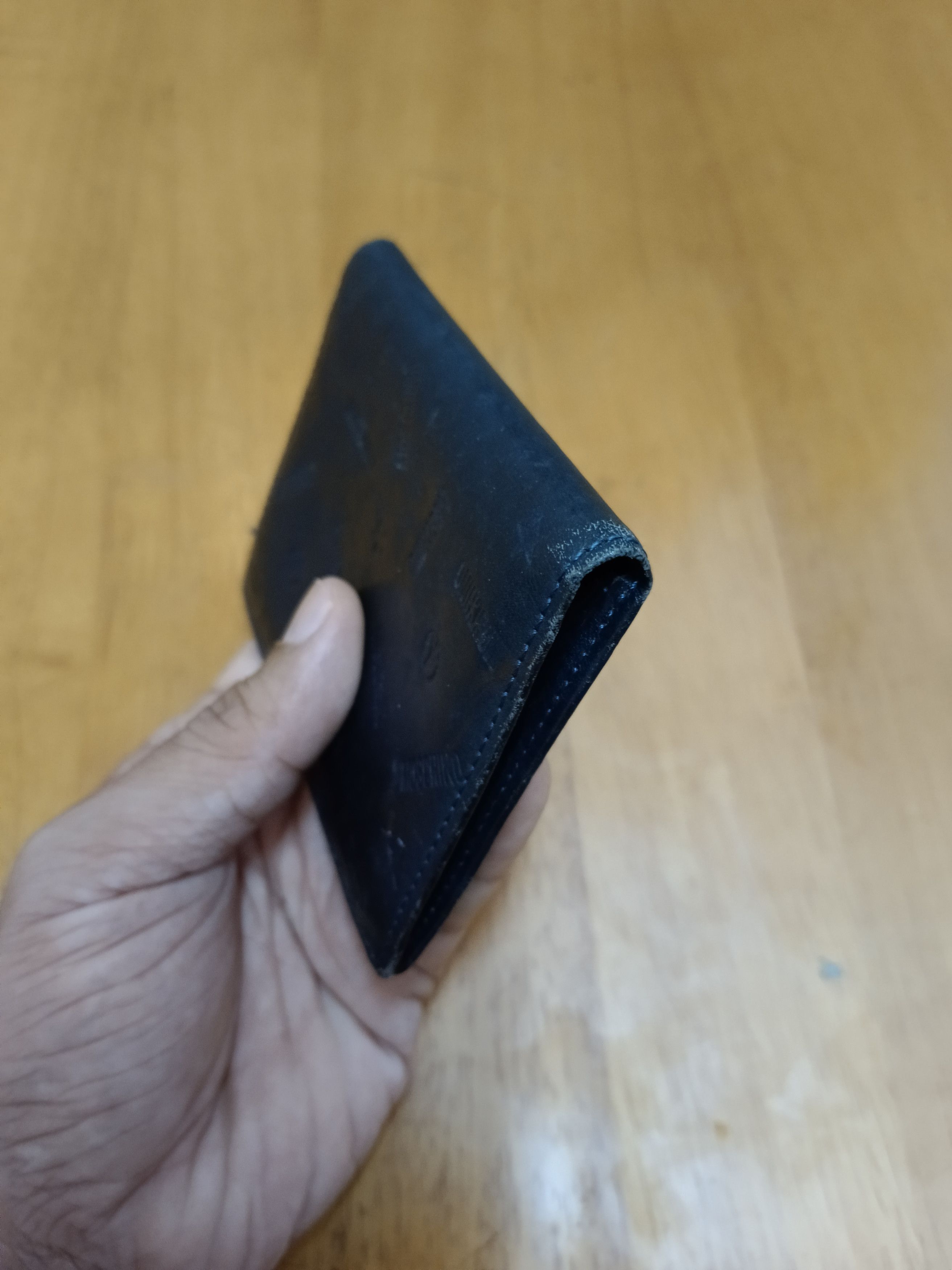 Leather × Moschino MOSCHINO LEATHER CARD HOLDER WALLET Size ONE SIZE - 5 Thumbnail