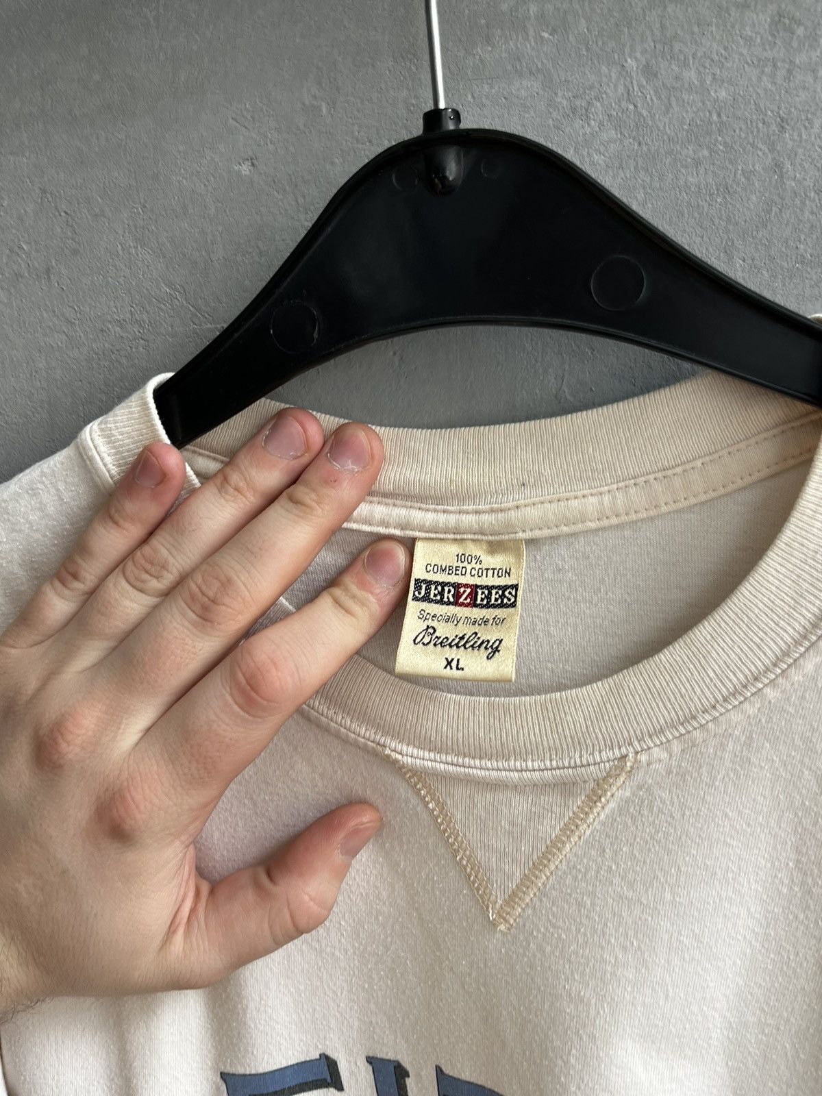 Breitling × Jerzees × Vintage Breitling Jerzees Special delivery Size US XL / EU 56 / 4 - 3 Thumbnail