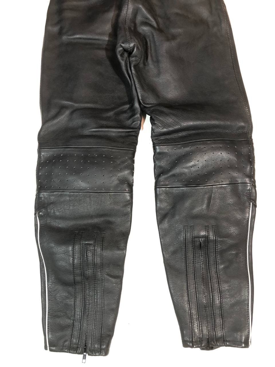 Vintage Cafe-Racer Racing Biker Leather Pants Vintage Size US 30 / EU 46 - 9 Thumbnail