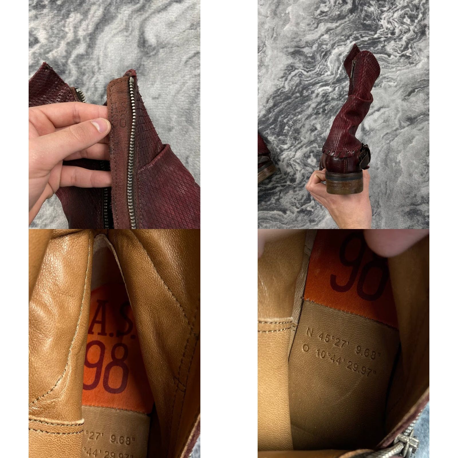 A.S.98 VINTAGE? No, A.S.98 Leather Ankle Boots Women Size 38 Brown Boots Mens? Girls? Women? (Adjusting title) Size US 8 / IT 38 - 9 Thumbnail