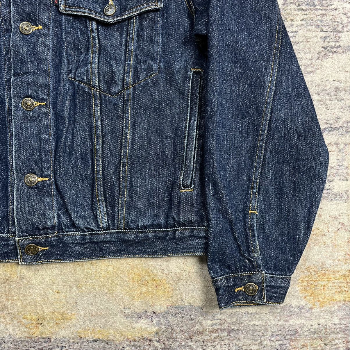 Levi's Vintage Clothing Vintage levis indigo trucker denim jacket Size US L / EU 52-54 / 3 - 5 Thumbnail