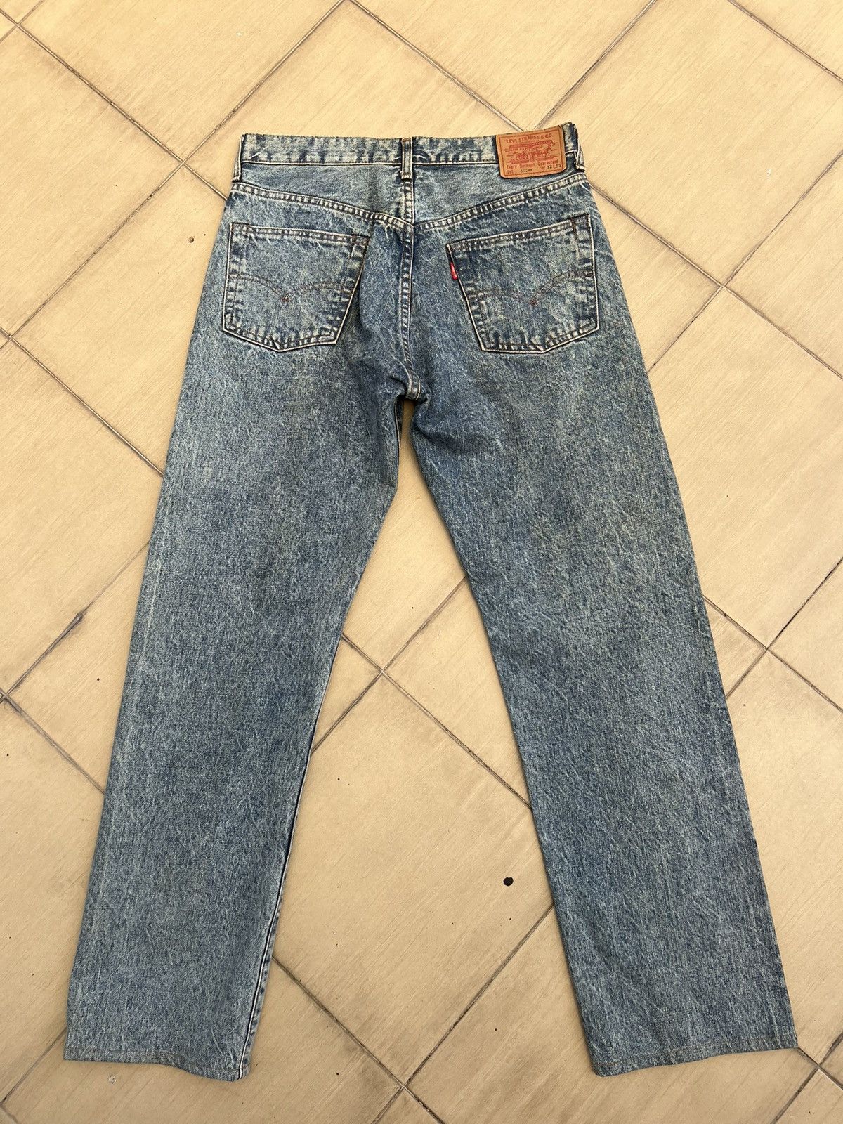 Levi's Vintage Clothing Vintage 1989 Levi’s 502 XX Big E Selvedge Denim Jeans Size US 32 / EU 48 - 2 Thumbnail